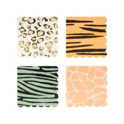 Meri-Meri Safari Animal Print Large Napkins (x 16)