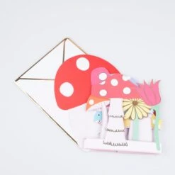 Meri-Meri Mushroom Concertina Card -Meri Meri media 9bb41cc9 191a 4e6e 9e6f 93d69b26d514
