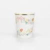 Meri-Meri Elegant Floral Cups (x 8)