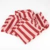 Meri-Meri Red & Pink Stripe Ruffle Fabric Napkins (x 4)