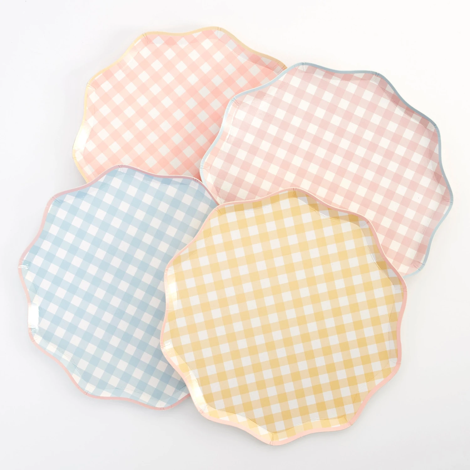 Meri-Meri Gingham Dinner Plates (x 12) 1 Meri-Meri Gingham Dinner Plates (x 12)