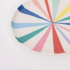 Meri-Meri Small Bright Stripe Reusable Bamboo Plates (x 6) 7 Meri-Meri Small Bright Stripe Reusable Bamboo Plates (x 6) -Meri Meri media 9f52e9d1 4fd1 4f84 a553 4b1af8c7da9e