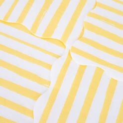Meri-Meri Yellow Stripe Large Napkins (x 16) -Meri Meri media a310d4be 5c1f 45e1 b617 25ad90c62c3e