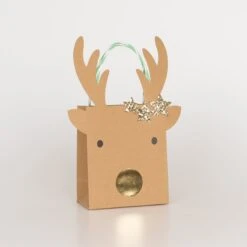 Meri-Meri Small Reindeer With Stars Gift Bags (x 2)