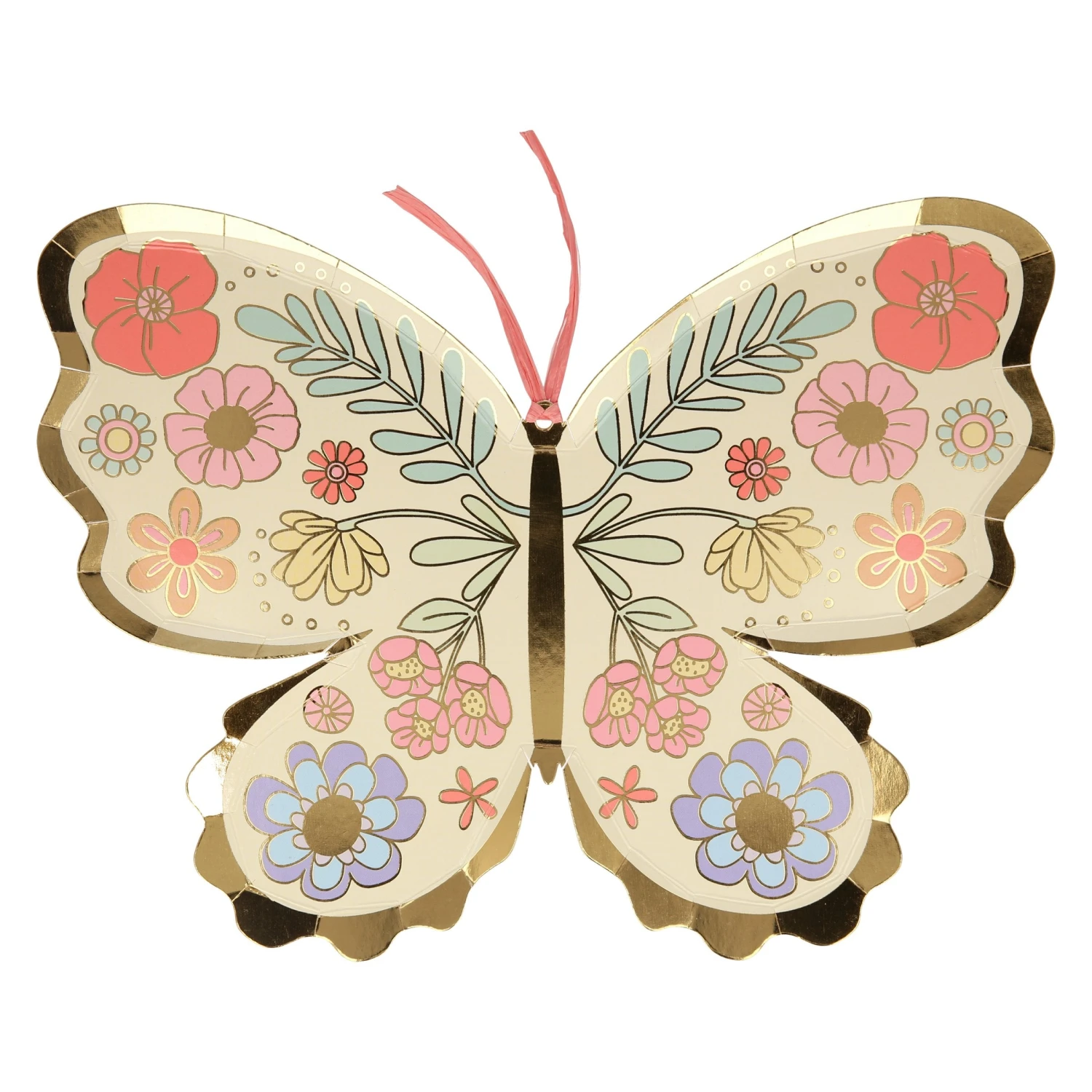Meri-Meri Floral Butterfly Plates (x 8) 1 Meri-Meri Floral Butterfly Plates (x 8)