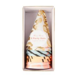 Meri-Meri Safari Animal Print Party Hats (x 8) -Meri Meri media a5932dca 0573 400f 8ef6 9f8cecbcb518