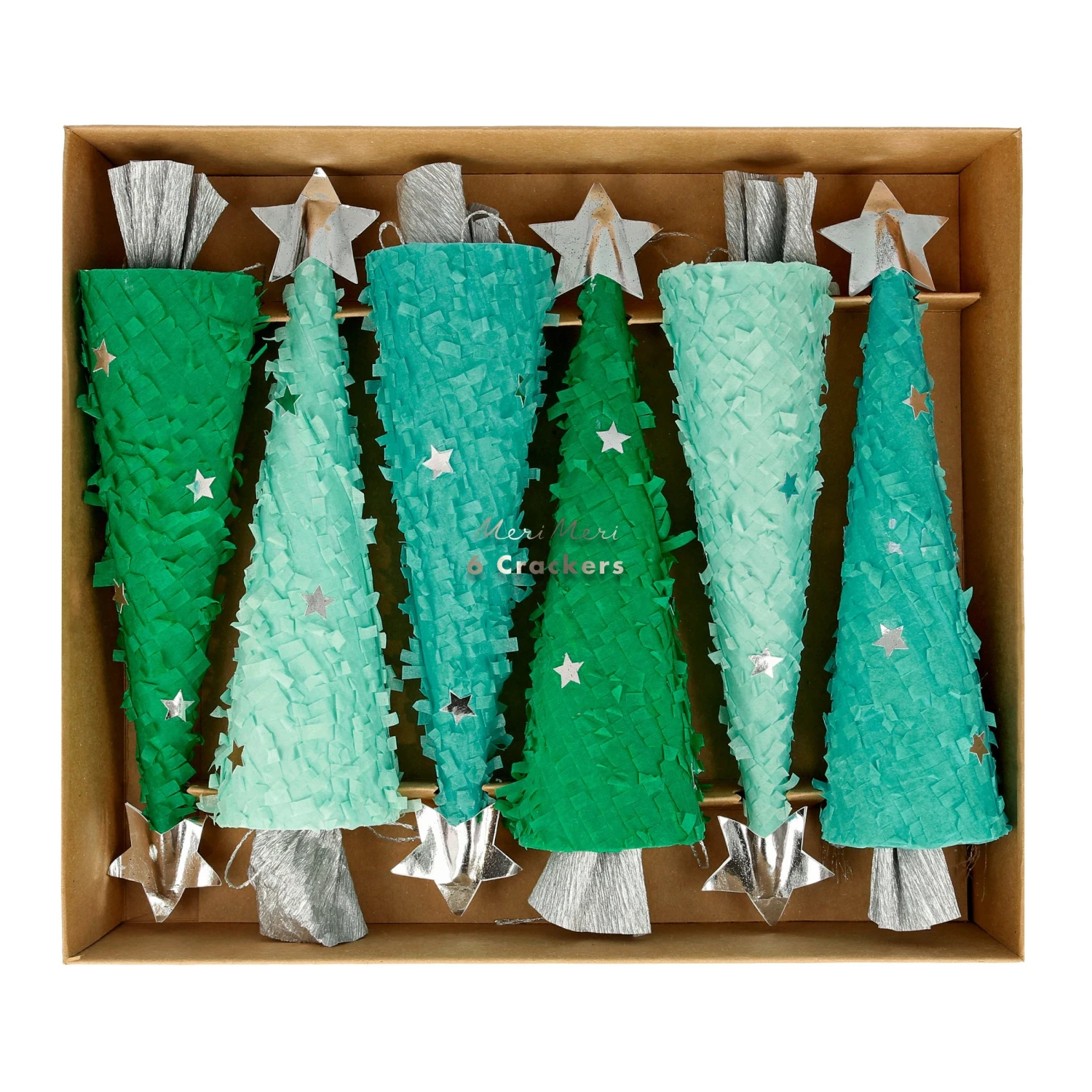 Meri-Meri Christmas Tree Crackers (x 6) 1 Meri-Meri Christmas Tree Crackers (x 6)