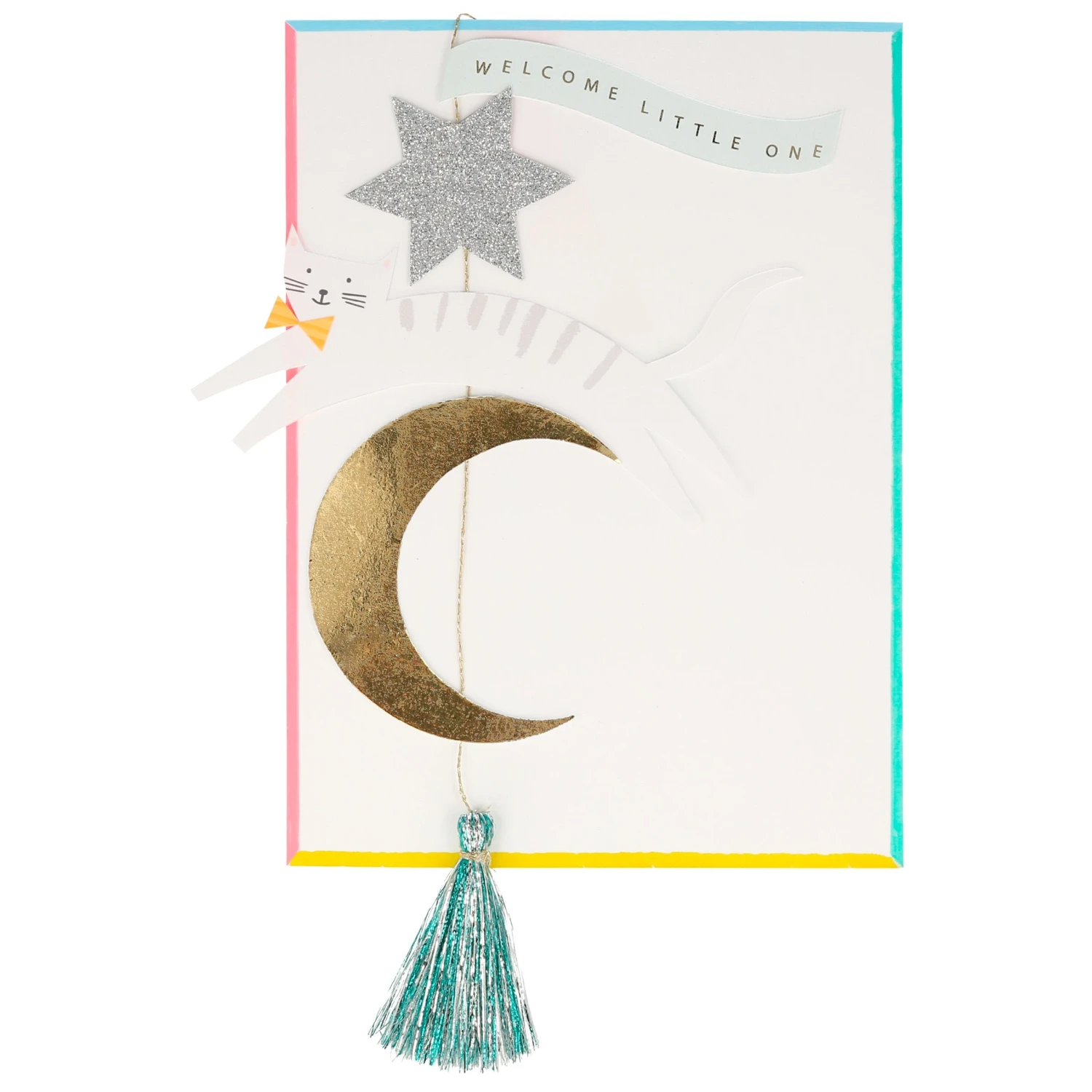 Meri-Meri Welcome Little One Baby Card 2 Meri-Meri Welcome Little One Baby Card - Image 2