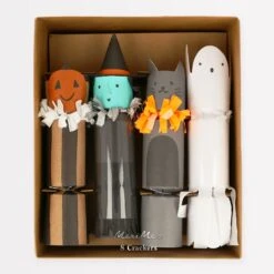 Meri-Meri Happy Halloween Character Crackers (x 8)