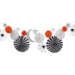 Meri-Meri Halloween Honeycomb Shapes Garland
