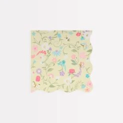 Meri-Meri Ladurée X Meri Meri Paris Floral Small Napkins (x 16) -Meri Meri media ab1fc425 df16 4363 9899 46a647fabab4