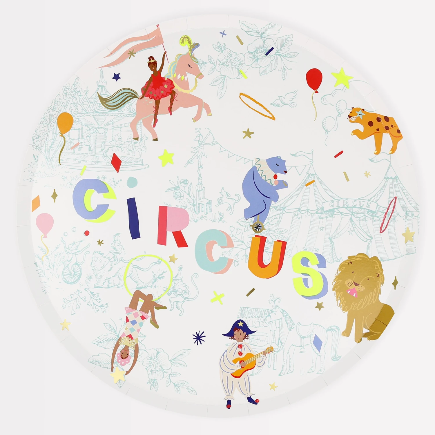 Meri-Meri Circus Dinner Plates (x 8) 1 Meri-Meri Circus Dinner Plates (x 8)