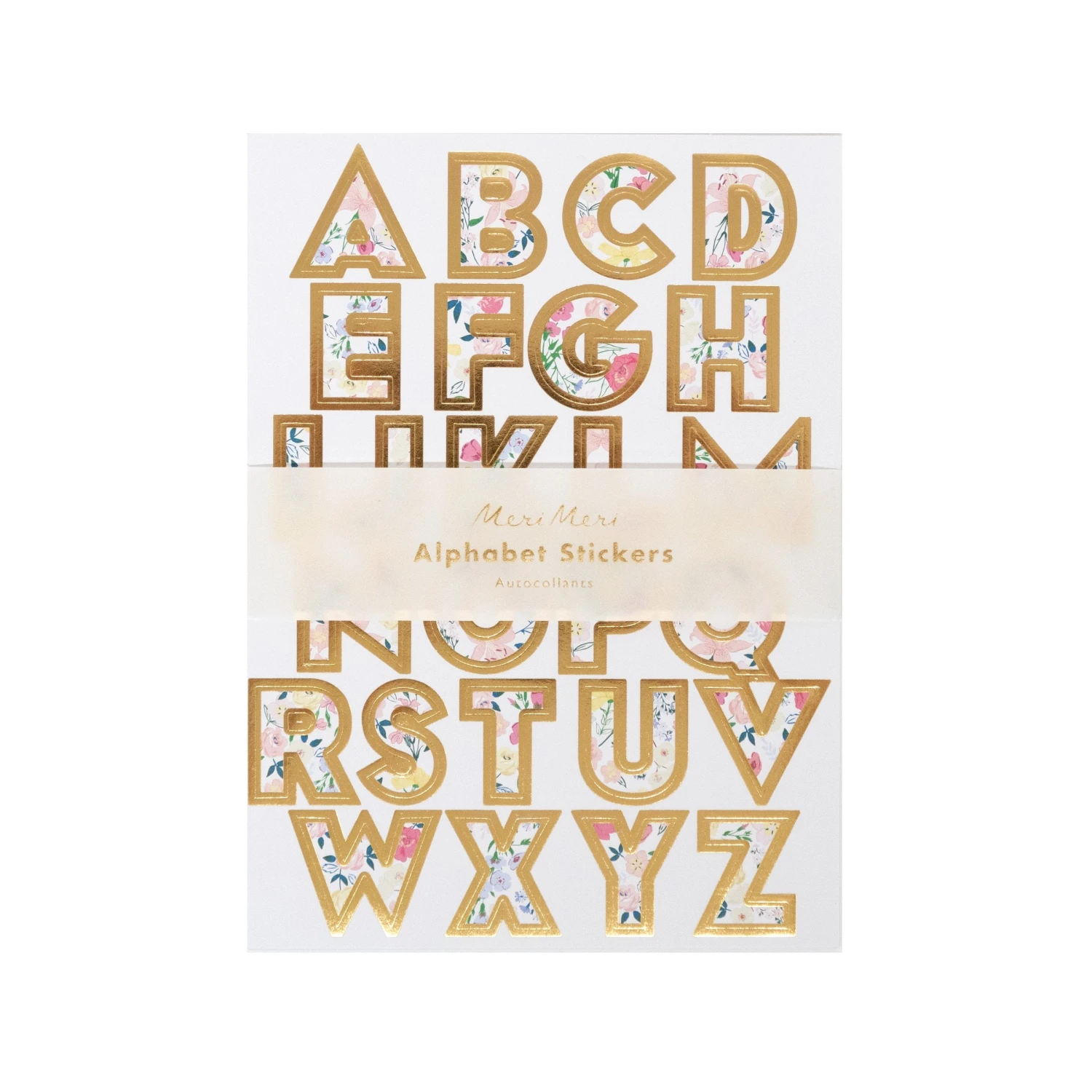 Meri-Meri English Garden Alphabet Sticker Sheets (x 10 Sheets) 1 Meri-Meri English Garden Alphabet Sticker Sheets (x 10 Sheets)