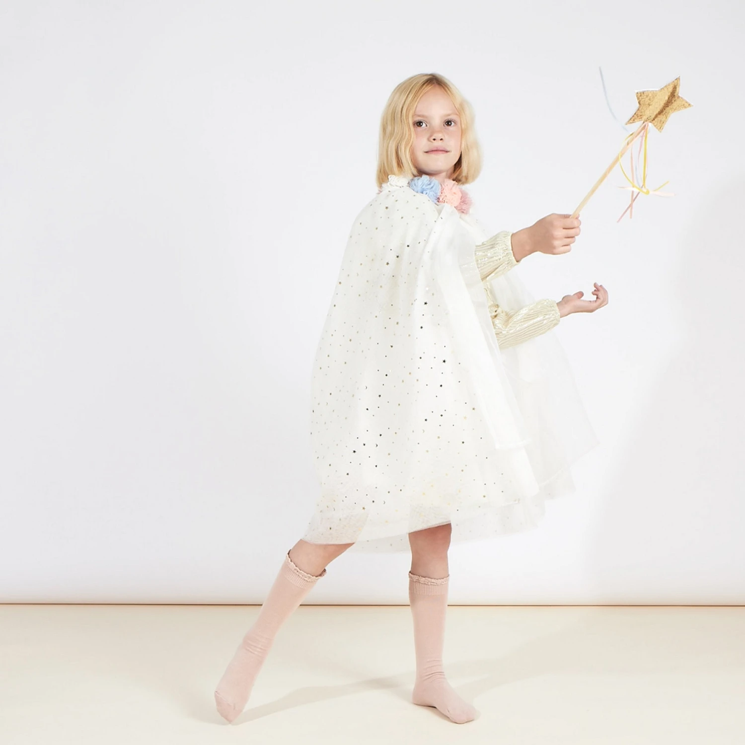 Meri-Meri Pom Pom Collar Cape 1 Meri-Meri Pom Pom Collar Cape