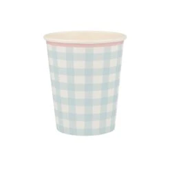 Meri-Meri Gingham Cups (x 12) -Meri Meri media b1a039c1 44b1 4565 b72b 6ddaba4803cd