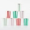 Meri-Meri Striped Cups (x 8)