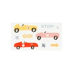 Meri-Meri Race Cars Tattoos (x 2) -Meri Meri media b20057fc b6aa 4f1d bdd3 16e08775358b