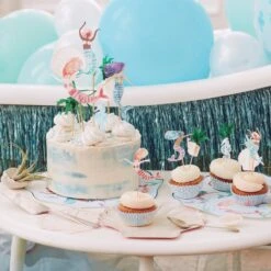Meri-Meri Mermaid Cake Toppers (x 7) -Meri Meri media b52b7019 c29b 4497 8a6c 807aae0e5956
