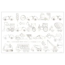 Meri-Meri Construction Coloring Posters (x 2) -Meri Meri media b5839620 6838 4591 a1c8 d8924603cc3c