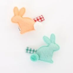 Meri-Meri Felt Bunny Hair Clips (x 2) -Meri Meri media b8396513 e214 4f44 9ba6 e85967134058