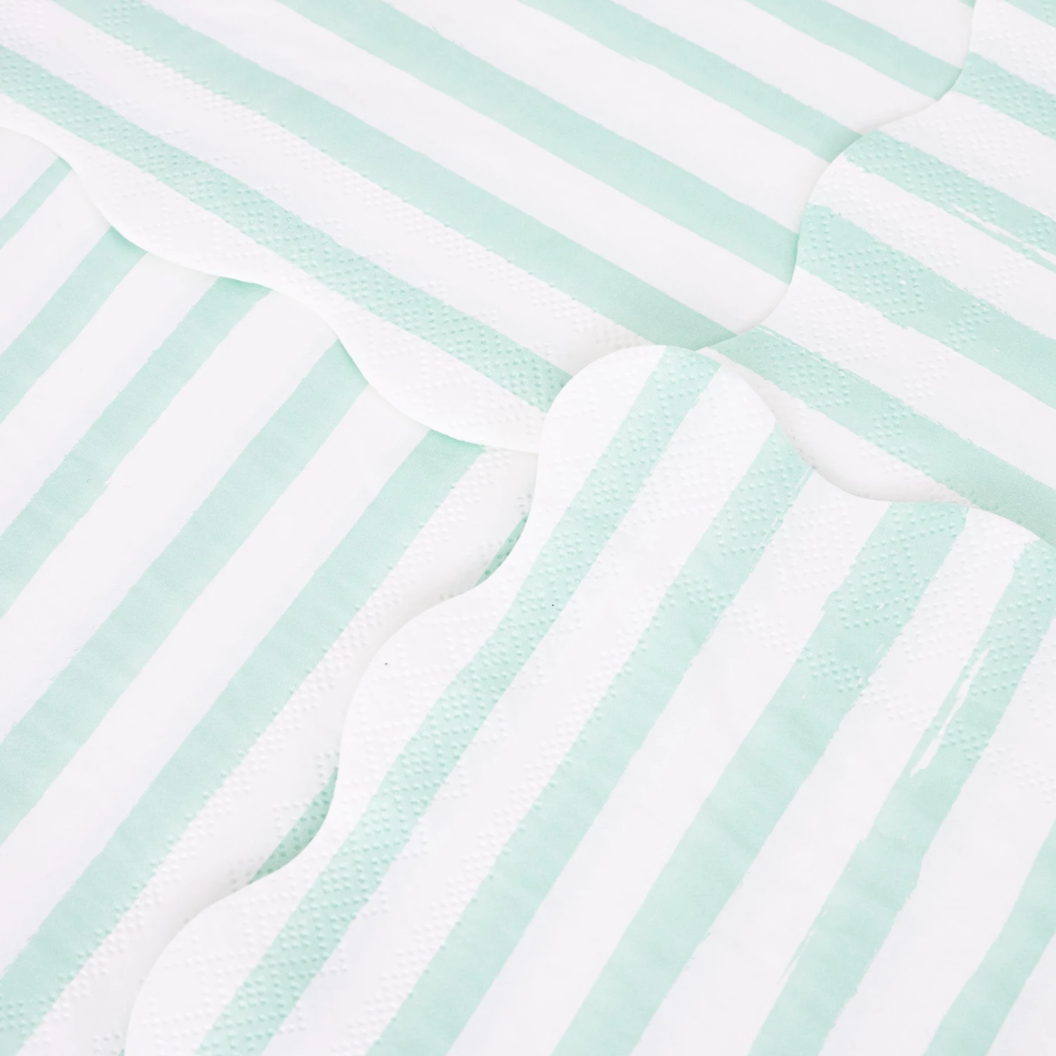 Meri-Meri Mint Stripe Small Napkins (x 16) 3 Meri-Meri Mint Stripe Small Napkins (x 16) - Image 3