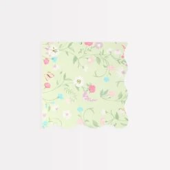 Meri-Meri Ladurée X Meri Meri Paris Floral Small Napkins (x 16) -Meri Meri media b94824b1 91c1 4d1a ad09 e3e3718852b4