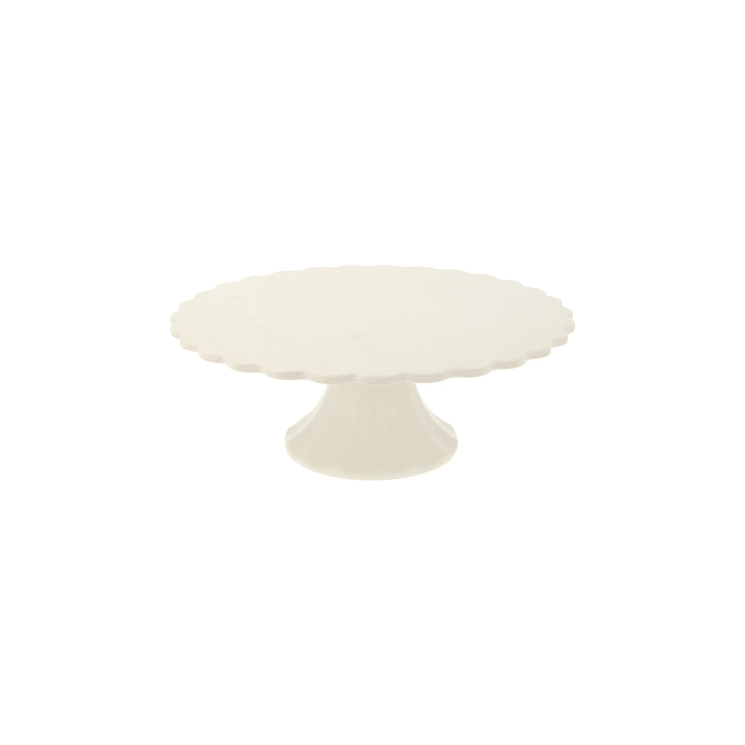 Meri-Meri Small Cream Reusable Bamboo Cake Stand 1 Meri-Meri Small Cream Reusable Bamboo Cake Stand