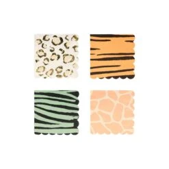Meri-Meri Safari Animal Print Small Napkins (x 16)