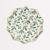 Meri-Meri Holly Pattern Side Plates (x 8)