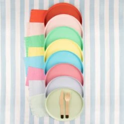 Meri-Meri Assorted Bright Large Napkins (x 16) -Meri Meri media c47ea54a 4527 4625 8619 21e1e33cd7c0