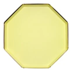 Meri-Meri Pale Yellow Dinner Plates (x 8)
