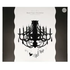 Meri-Meri Black Paper Chandelier -Meri Meri media c6a5e182 baac 48e3 a818 e84e19b42f09