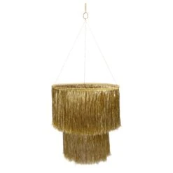 Meri-Meri Gold Tinsel Chandelier