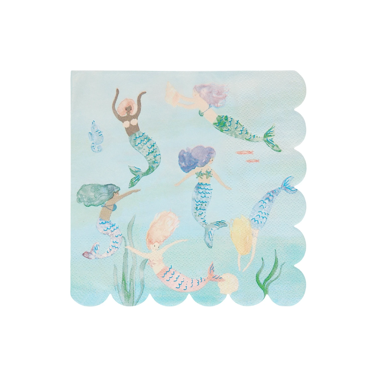 Meri-Meri Mermaids Swimming Napkins (x 16) 1 Meri-Meri Mermaids Swimming Napkins (x 16)