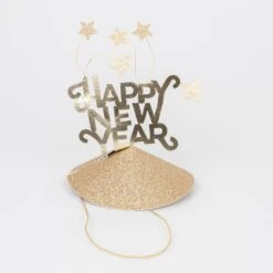 Meri-Meri Happy New Year Party Hats (x 6) -Meri Meri media ca6516f7 a424 4631 b6c4 272d2c1235fb