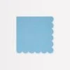 Meri-Meri Cornflower Blue Small Napkins (x 16)