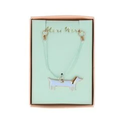 Meri-Meri Enamel Sausage Dog Necklace -Meri Meri media ce1cf686 5af2 4add 8d63 f1d4405071a7