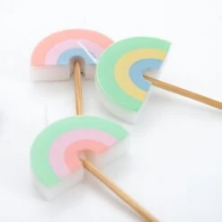 Meri-Meri Rainbow Party Candles (x 5) -Meri Meri media ce9ba92b 4030 4e95 b43c a163d00130da