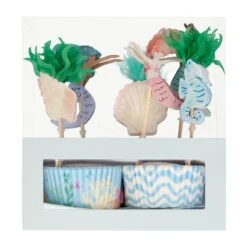 Meri-Meri Mermaid Cupcake Kit (x 24 Toppers)