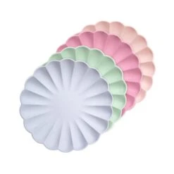 Meri-Meri Small Multicolor Compostable Plates (x 8) -Meri Meri media d67f35c4 60c4 4bac a96e fb059b5bc016