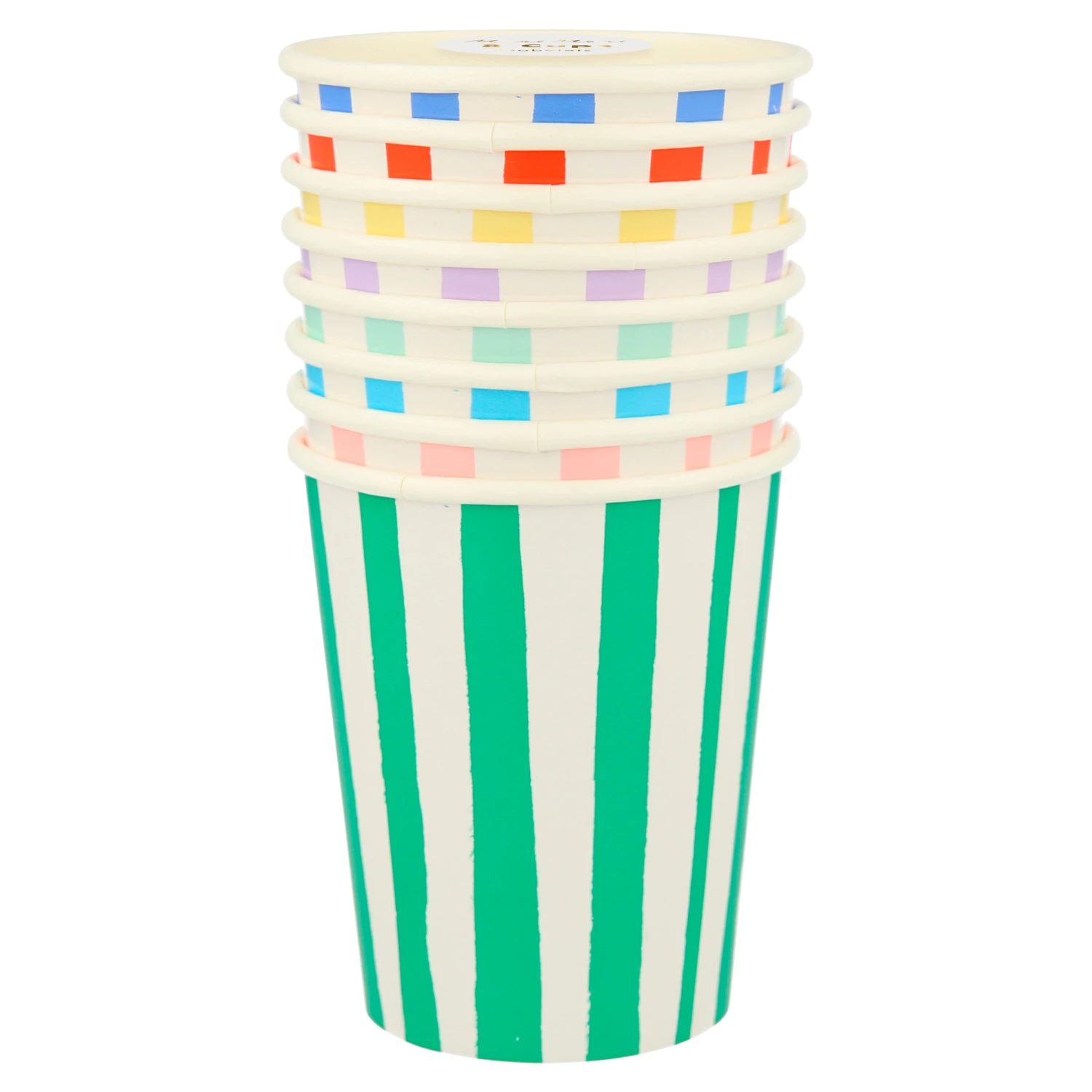 Meri-Meri Mixed Stripe Cups (x 8) 13 Meri-Meri Mixed Stripe Cups (x 8) - Image 13