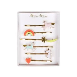 Meri-Meri Unicorn Enamel Hair Slides (x 6)