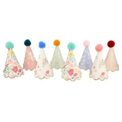 Meri-Meri English Garden Party Hats (x 8)