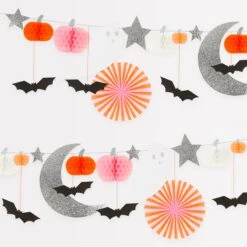 Meri-Meri Pastel Honeycomb Halloween Garland