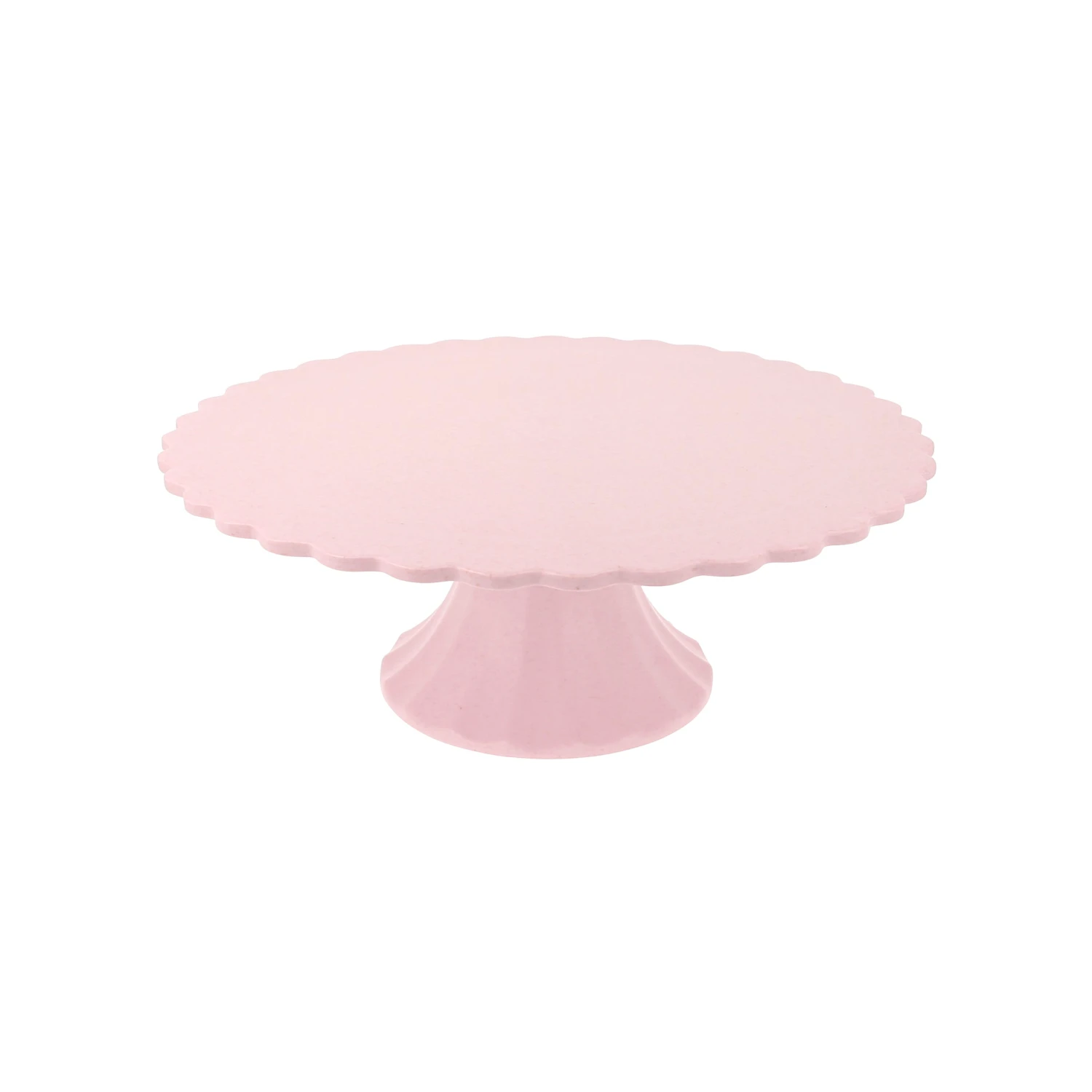 Meri-Meri Medium Pink Reusable Bamboo Cake Stand 1 Meri-Meri Medium Pink Reusable Bamboo Cake Stand
