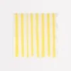 Meri-Meri Yellow Stripe Large Napkins (x 16)