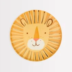 Meri-Meri Lion Plates (x 8)