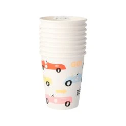 Meri-Meri Race Car Party Cups (x 8) -Meri Meri media e7821f8c 4aeb 4a95 a1cf a4d4aed5400c