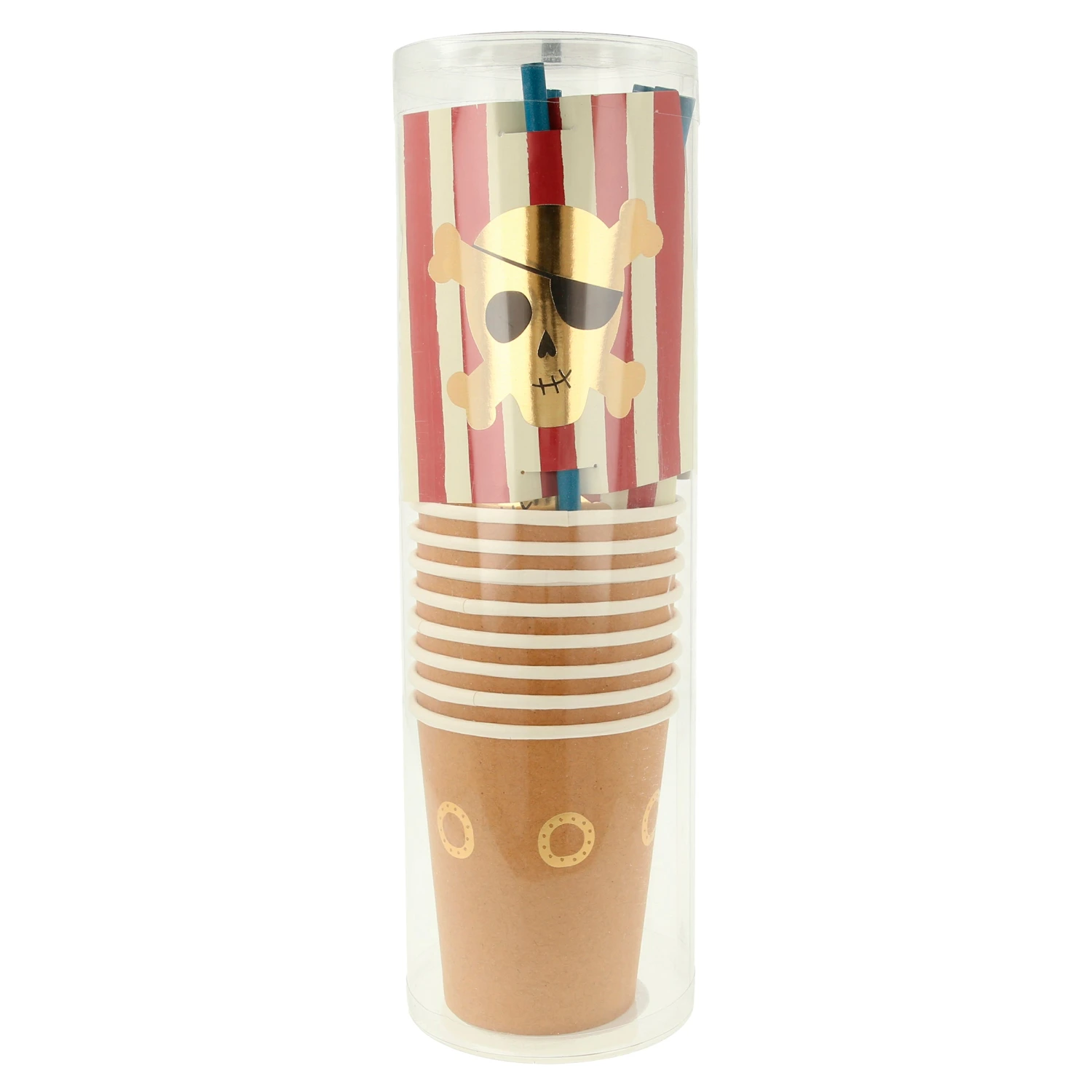 Meri-Meri Pirate Cup & Straws Set (x 8) 5 Meri-Meri Pirate Cup & Straws Set (x 8) - Image 5