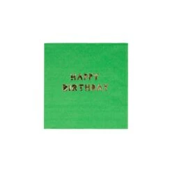 Meri-Meri Happy Birthday Small Napkins (x 16) -Meri Meri media e9b417e9 7445 4b78 b9b8 3a4014433ecd